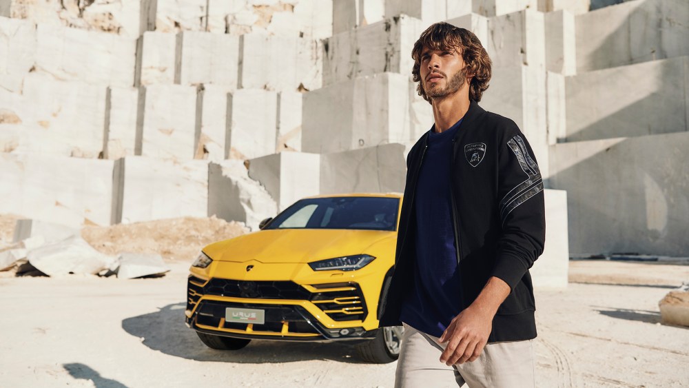 A look from the Automobili Lamborghini Spring 2019 collection