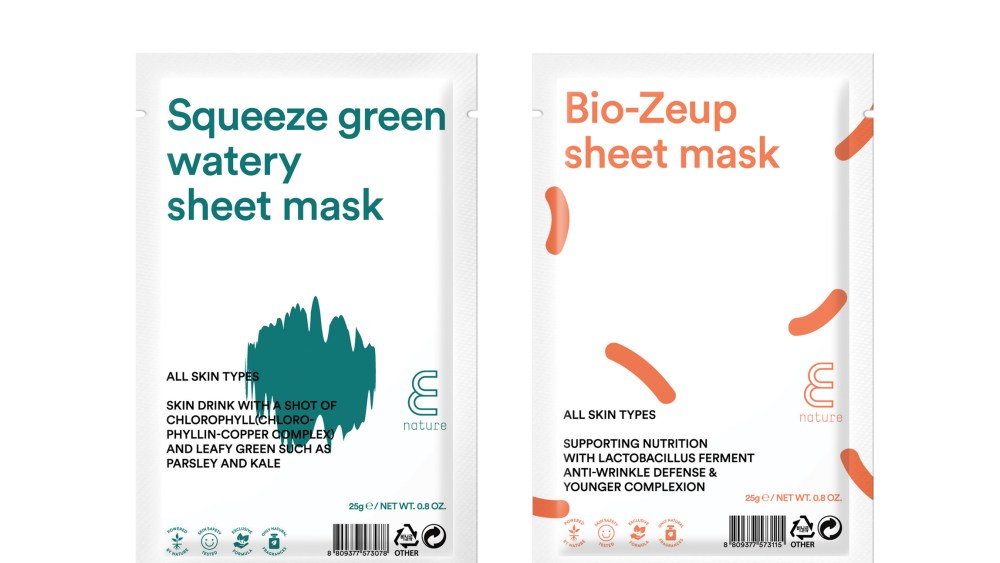 E Nature Eco-Friendly Sheet Masks