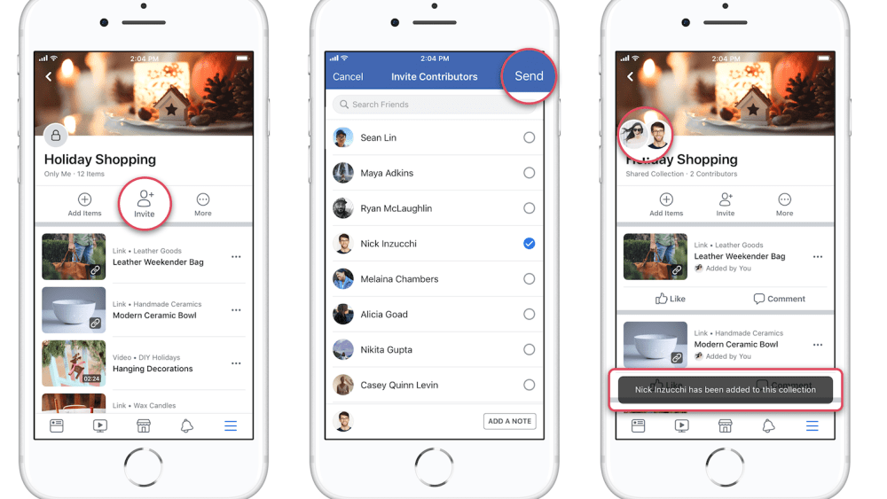 Facebook to Launch Collection Sharing Update