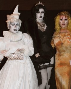Guests at the Vivienne Westwood & Burberry collaboration launch party