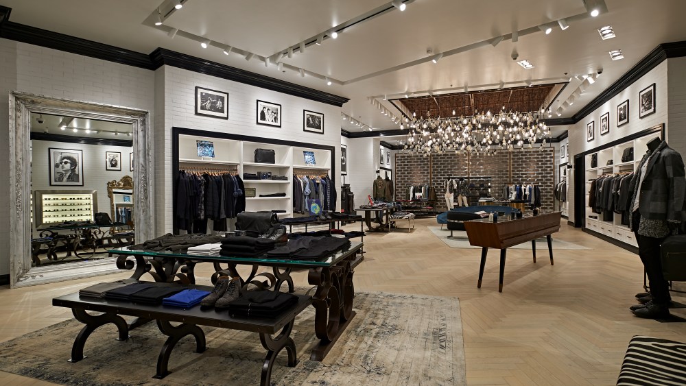 The John Varvatos store in the Dubai Mall.