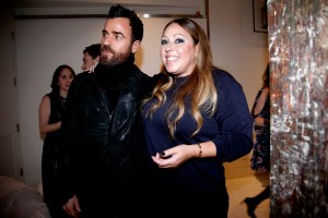 Justin Theroux and Leesa Evans