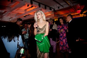 The scene at the party.