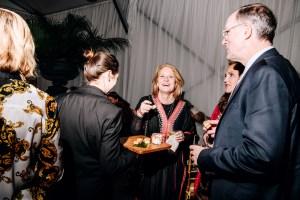 The scene at the "One Night in Morocco" party.