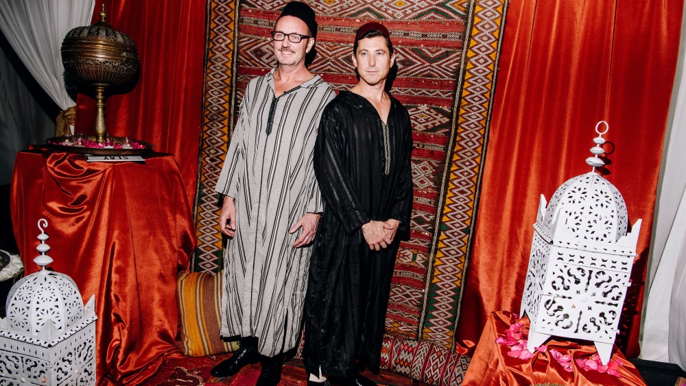 The scene at the "One Night in Morocco" party.