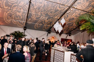 The scene at the "One Night in Morocco" party.