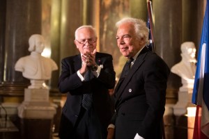 Philippe Labro and Ralph Lauren