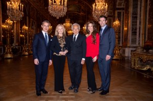 Andrew Lauren, Ricky Lauren, Ralph Lauren, Dylan Lauren and Paul Arrouet