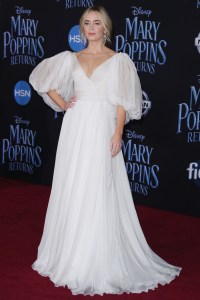 Emily Blunt
'Mary Poppins Returns' film premiere, Arrivals, Los Angeles, USA - 29 Nov 2018
Wearing Yanina Couture