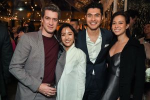 Raphael Cassel, Constance Wu, Henry Golding and Liv LoGQ Men of the Year party, Inside, Los Angeles, USA - 06 Dec 2018