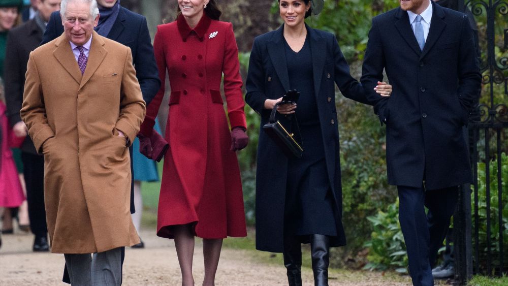 Prince Charles, Prince William, Catherine Duchess of Cambridge, Meghan Duchess of Sussex and Prince HarryChristmas Day church service, Sandringham, Norfolk, UK - 25 Dec 2018