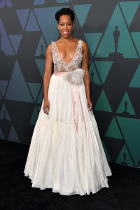 Regina KingGovernors Awards, Arrivals, Los Angeles, USA - 18 Nov 2018Wearing Jenny Packham, Custom