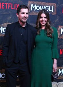Sibi Blazic, Christian Bale. Actor Christian Bale, poses with his wife Sibi Blazic during a red carpet of Netflix's Mowgli world premier in Mumbai, India
Netflix Mowgli, Mumbai, India - 25 Nov 2018