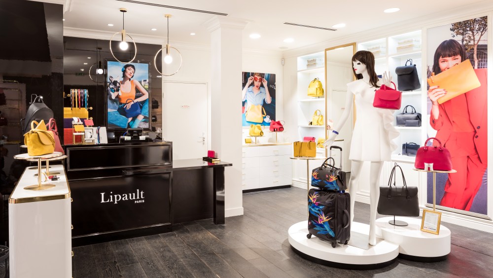 The new Lipault store concept.