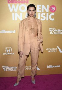 Dua Lipa attends the 13th annual Billboard Women in Music event at Pier 36, in New YorkBillboard Women in Music 2018, New York, USA - 06 Dec 2018
