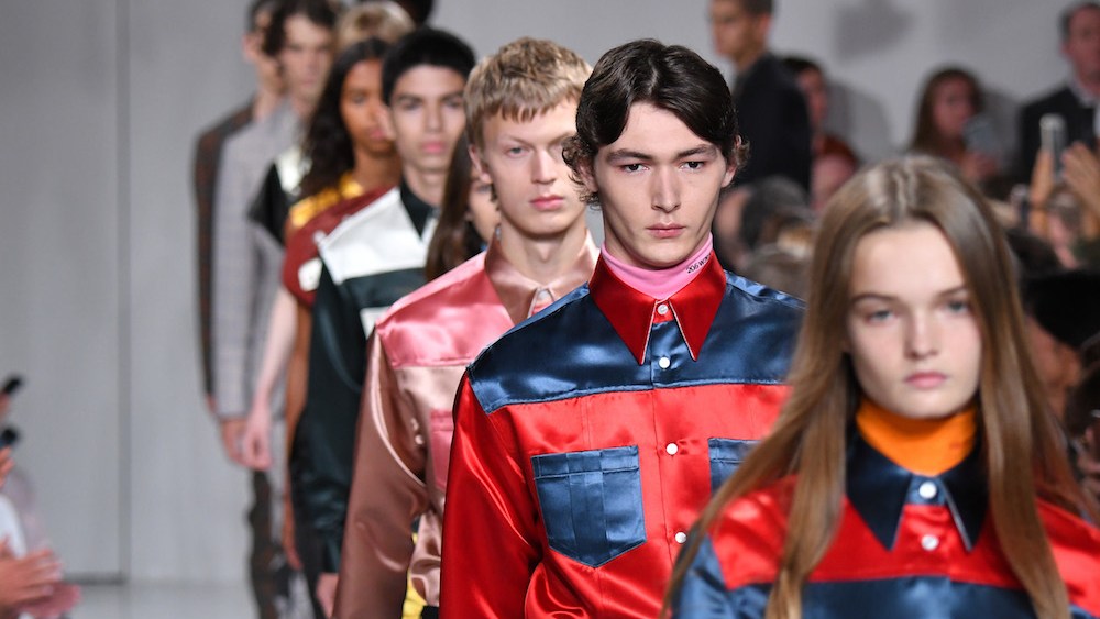 Calvin Klein runway
