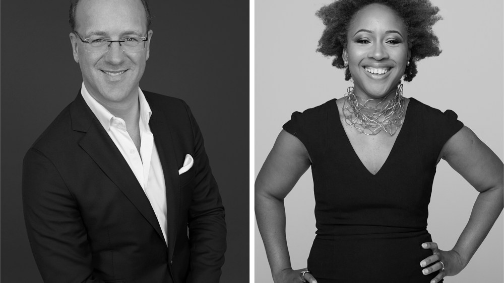 Stéphane de la Faverie, Ukonwa Ojo Win WWD Beauty Inc Brand Builder Award