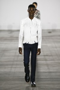 Stefan Cooke at Fashion East Men's Fall 2019A