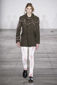 Stefan Cooke at Fashion East Men's Fall 2019A