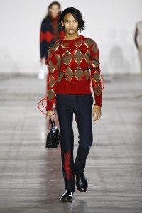 Stefan Cooke at Fashion East Men's Fall 2019A
