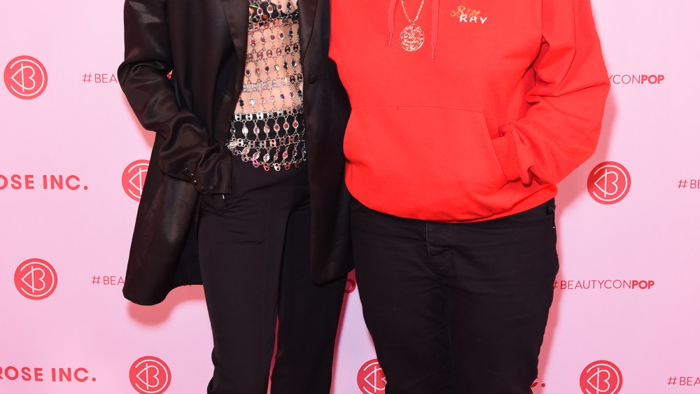 LOS ANGELES, CALIFORNIA - JANUARY 17: Rosie Huntington-Whiteley and Moj Mahdara attend Rose Inc. x Beautycon POP Intimate Dinner With Rosie Huntington-Whiteley on January 17, 2019 in Los Angeles, California. (Photo by Presley Ann/Getty Images for Beautycon)