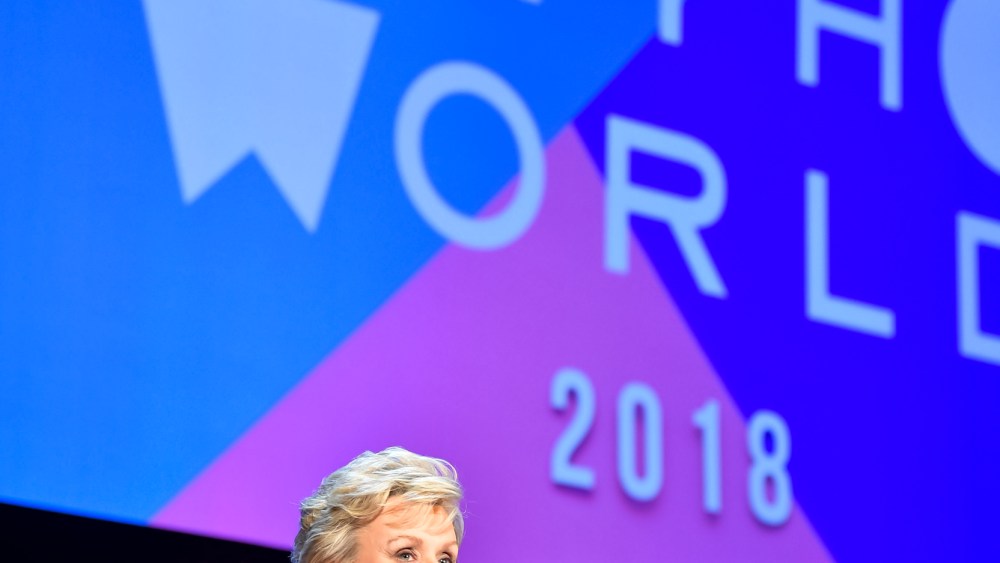 Tina Brown, Founder and CEO, Tina Brown Live Media/Women in the World at The 2017 Women In The World Summit in New York City; 4/12/2018