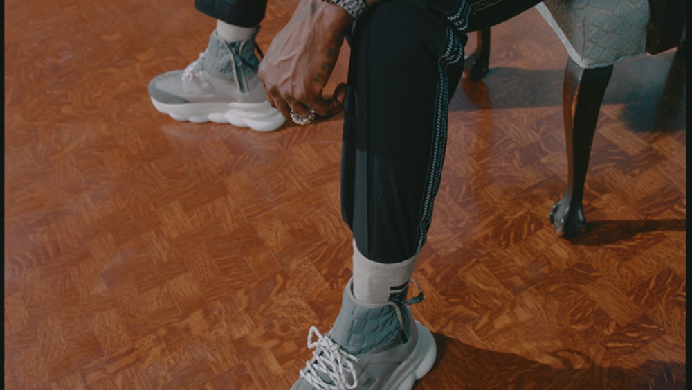 Versace, 2 Chainz Collaborate on Chain Reaction Sneaker, RTW Capsule