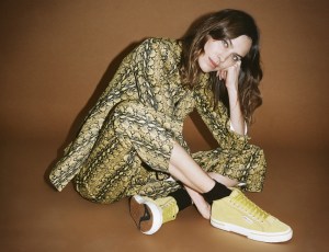 Alexa Chung shows off her collaboration with Superga.