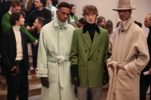 Backstage at Ami Alexandre Mattiussi