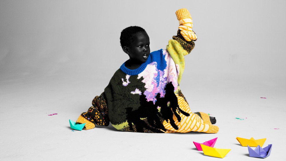 A still from Virgil Abloh’s first ad campaign for Louis Vuitton