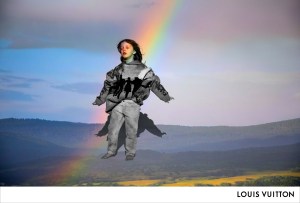 A still from Virgil Abloh’s first ad campaign for Louis Vuitton