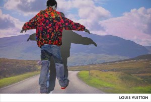 A still from Virgil Abloh’s first ad campaign for Louis Vuitton