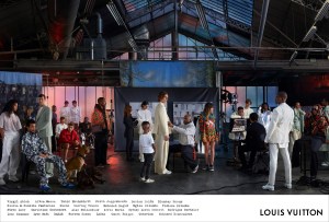 A still from Virgil Abloh’s first ad campaign for Louis Vuitton