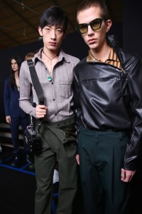 Backstage at Acne Studios  Men’s Fall 2019