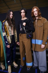 Backstage at Acne Studios  Men’s Fall 2019