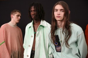 Backstage at Acne Studios  Men’s Fall 2019