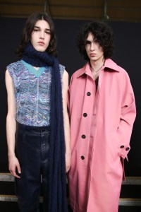 Backstage at Acne Studios  Men’s Fall 2019