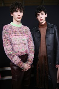 Backstage at Acne Studios  Men’s Fall 2019