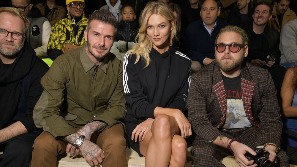 David Beckham, Karlie Kloss and Jonah Hill