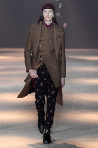 Model on the catwalk
