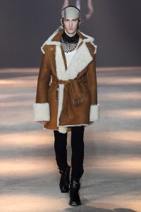 Model on the catwalk