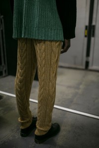 Backstage at Astrid Andersen Men's Fall 2019