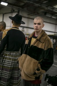 Backstage at Astrid Andersen Men's Fall 2019