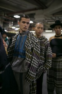 Backstage at Astrid Andersen Men's Fall 2019