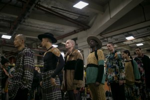 Backstage at Astrid Andersen Men's Fall 2019
