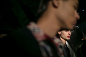 Backstage at Astrid Andersen Men's Fall 2019