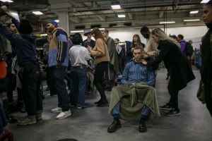 Backstage at Astrid Andersen Men's Fall 2019