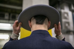 Backstage at Astrid Andersen Men's Fall 2019