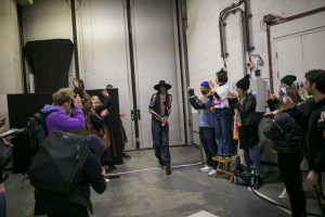 Backstage at Astrid Andersen Men's Fall 2019