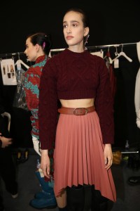 Backstage at Acne Studios RTW Fall 2019
